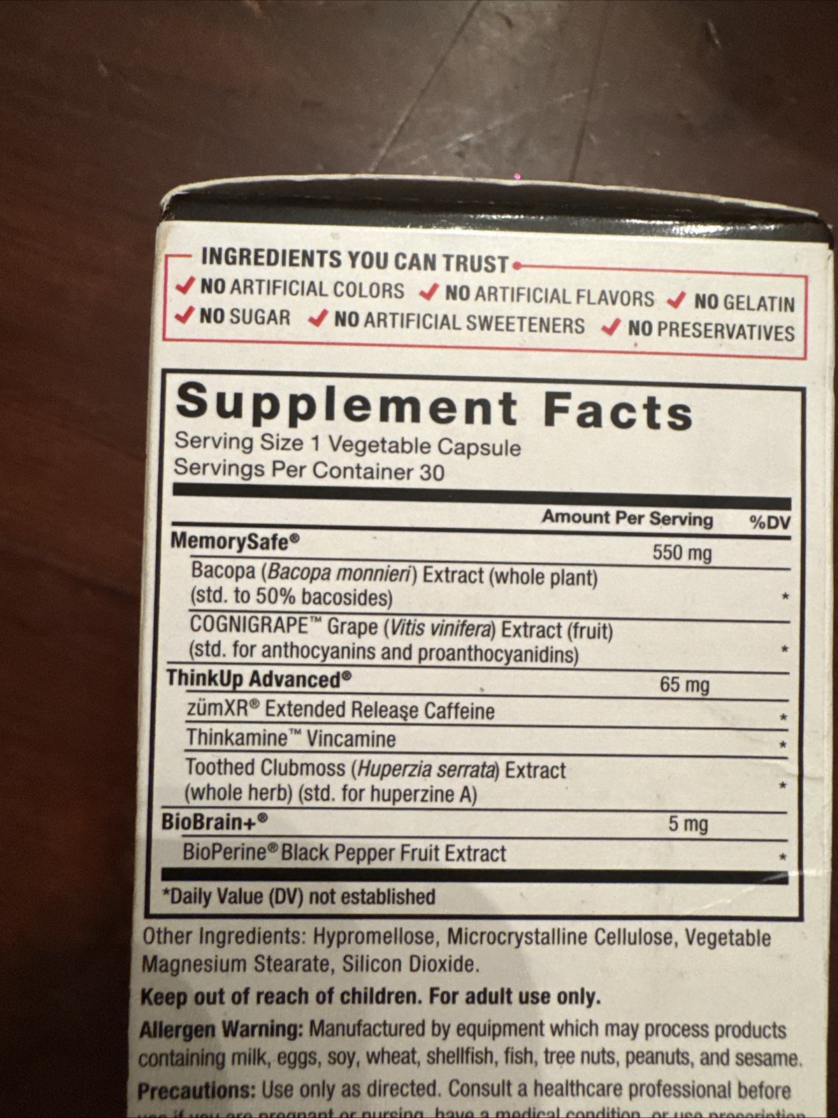 Force Factor Forebrain Brain Booster Nootropic Supplement – Focus Exp:05/26
