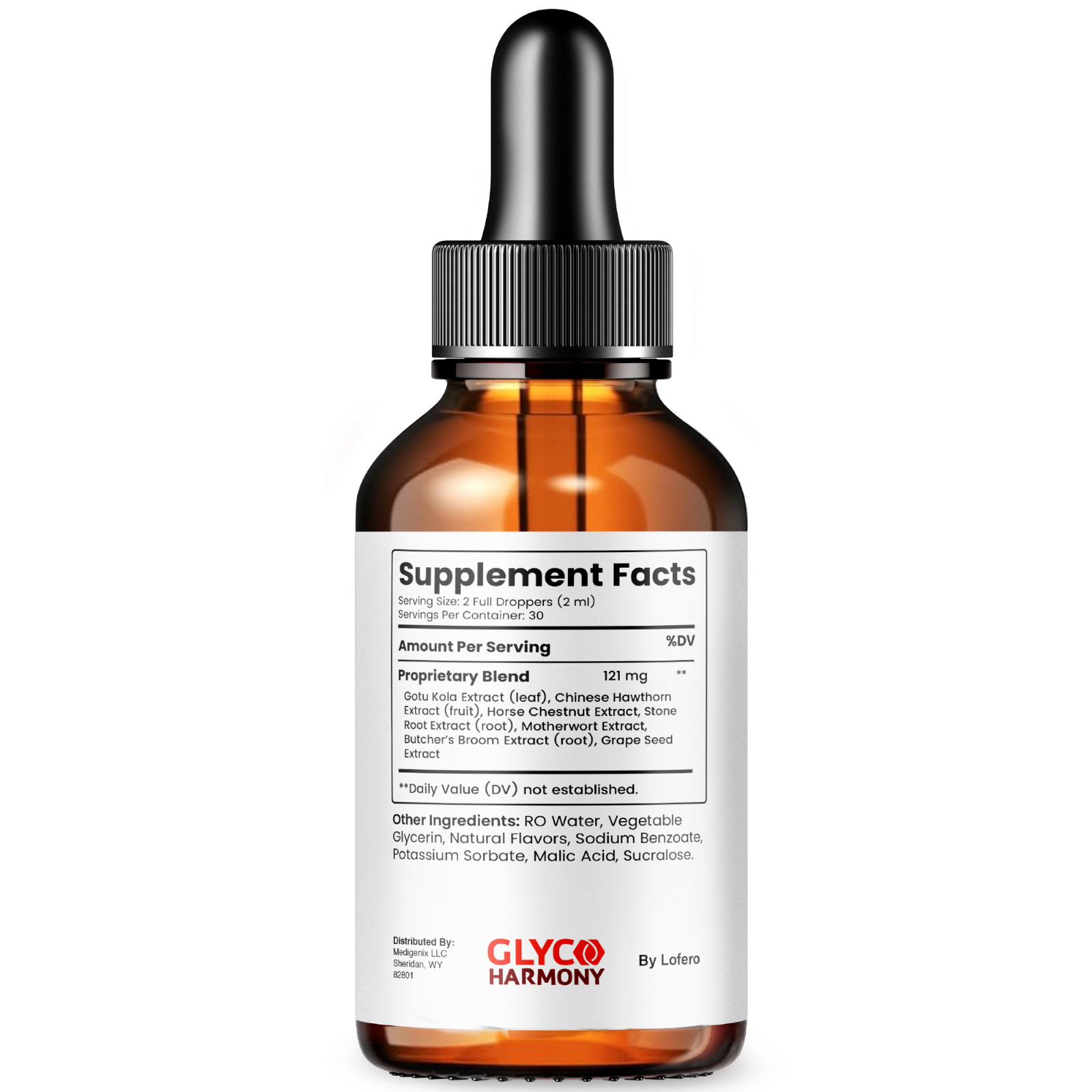 (5 Pack) Glyco Harmony Drops Support Blood Sugar GlycoHarmony Glycogen (10 oz)