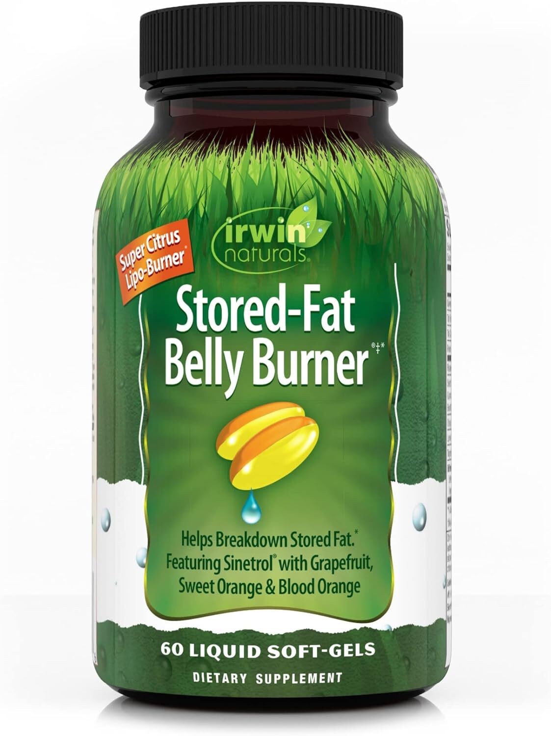 Irwin Naturals Stored-Fat Belly Burner – 60 Liquid Soft-Gels