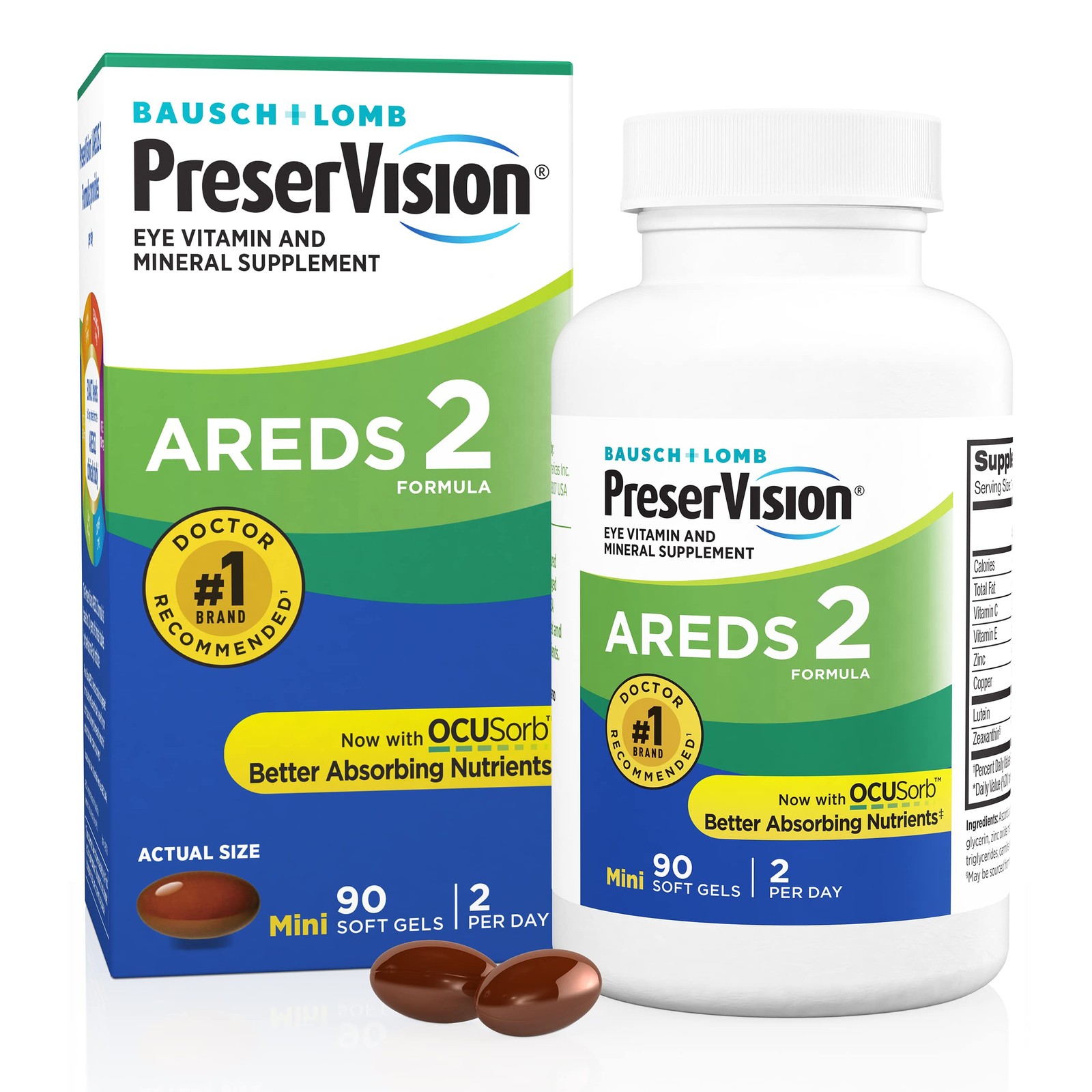 Preservision Areds 2 Eye Vitamins 1 Eye Doctor Recommended Brand Lutein And