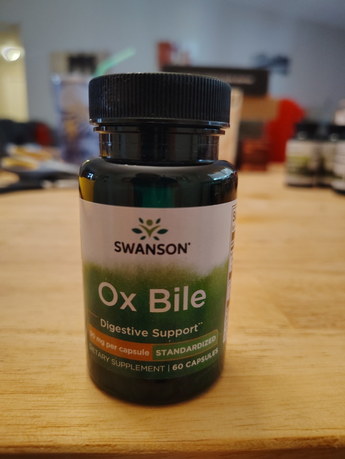 Swanson Ox Bile – Standardized 90 mg 60 Caps (1 Pack) 60 Count (Pack of 1)