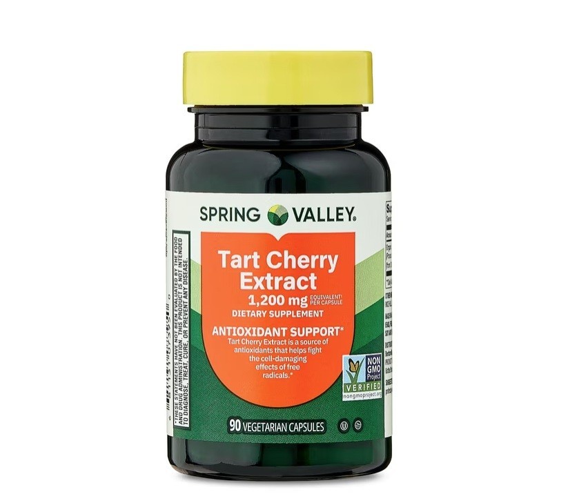 Spring Valley Tart Cherry Extract Dietary Supplement, 1200 Mg, 90 Count, 3P