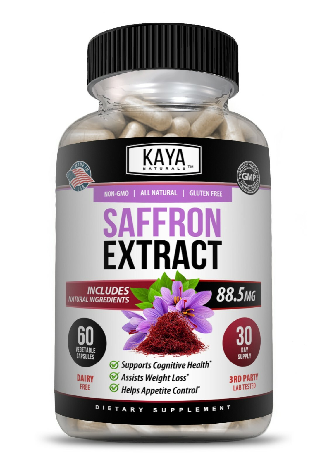 (2 Pack) Saffron for Seasonal Depression, Libido Support and Appetite Control
