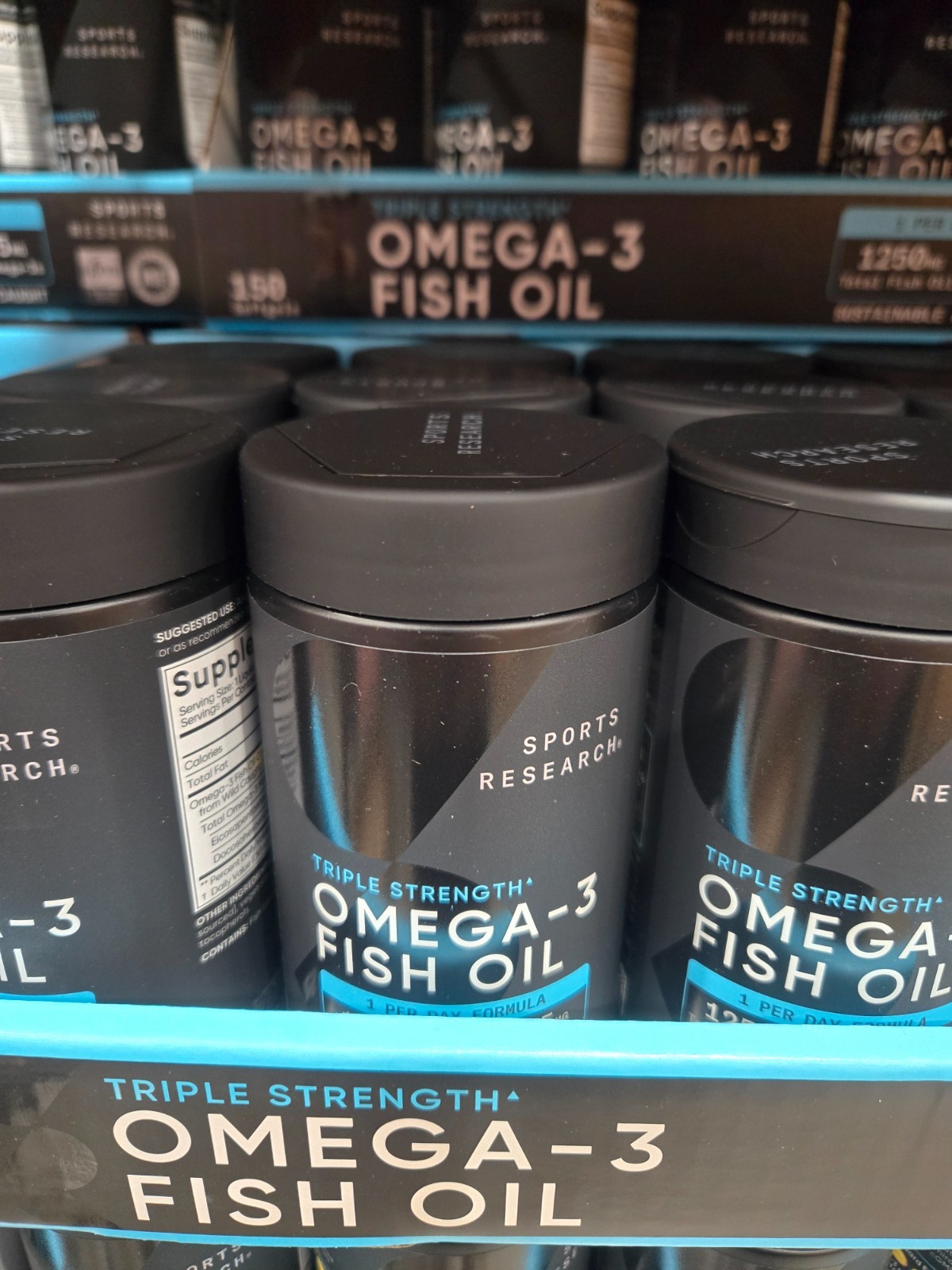 Sports Research Omega-3 Fish Oil Triple Strength 150 Softgels ( Exp. 01/28)