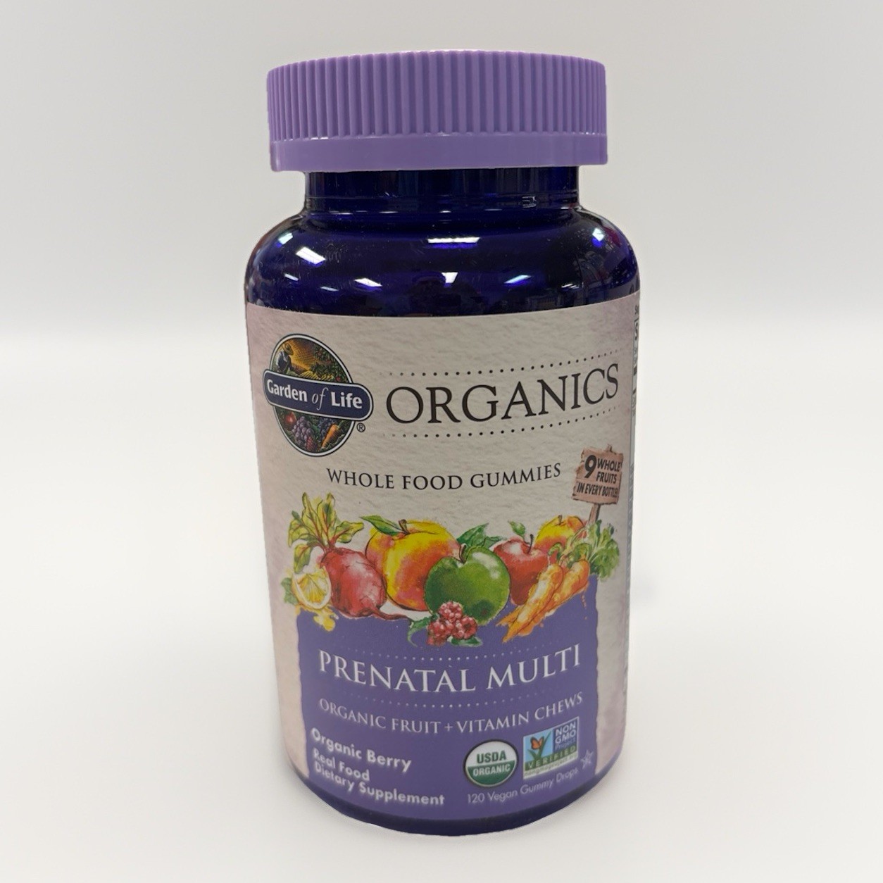 Garden Of Life Organics Prenatal Multi 120 Vegan Gummy Drops BB: 02/2027