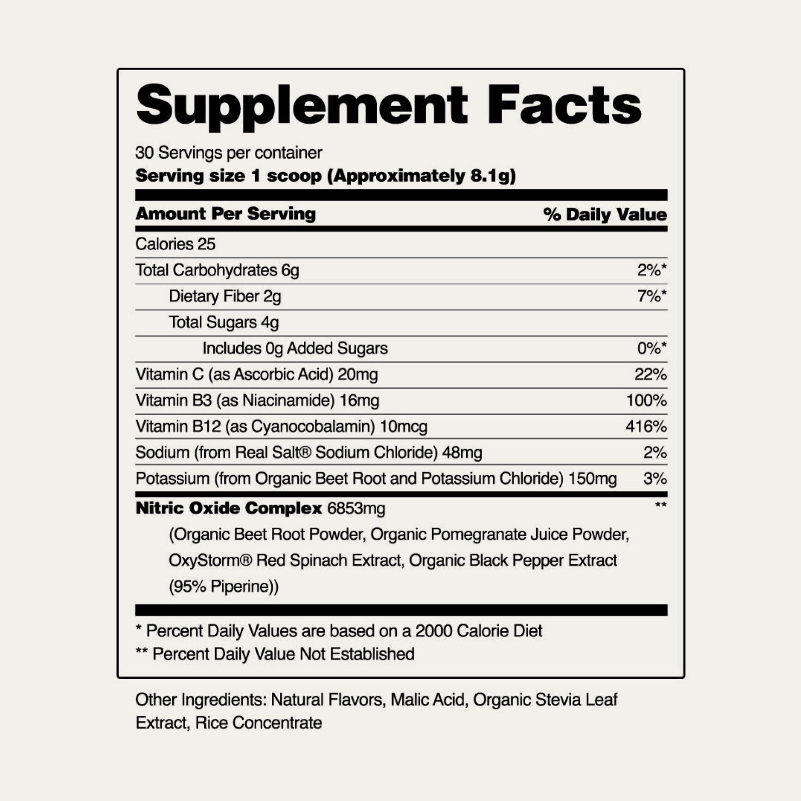 Original Organic Berry Beet Root Nitric Oxide Powder, Heart & Blood Pressure