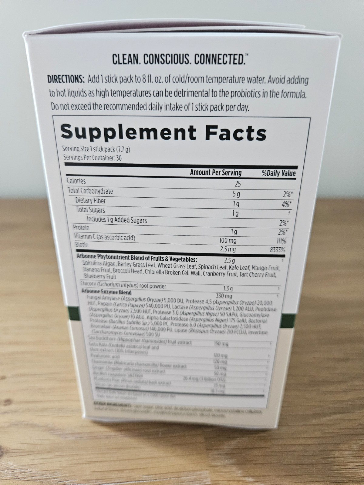 Green Synergy Elixir – Citrus-Flavored Greens Powder – Digestive Enzymes