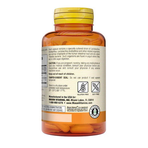 Probiotic Acidophilus With Pectin 100 Caps by Mason