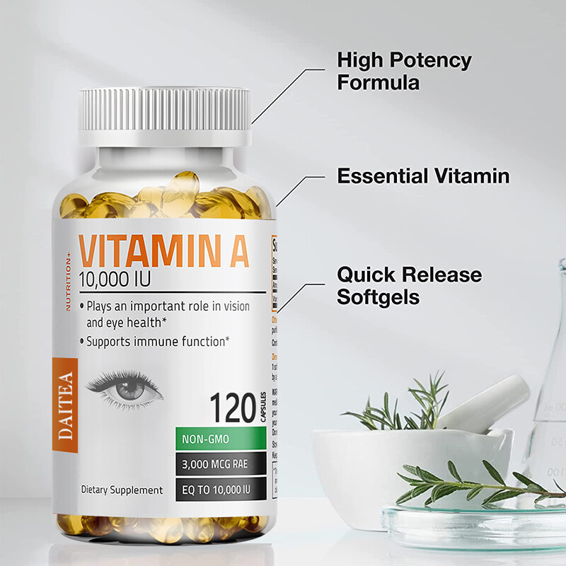 Vitamin A10000 IU Capsules – Supports Immune and Eye Health