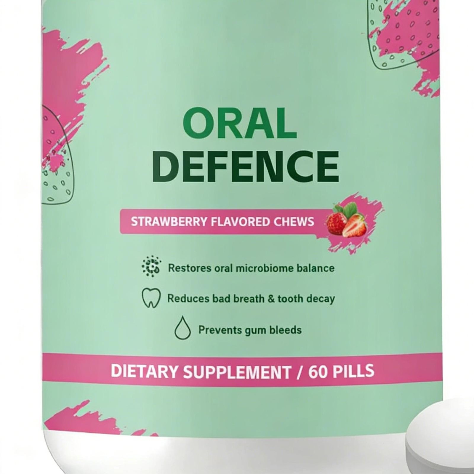 Pills 60 Oral Defence – Oral Probiotics Supplement For Fresh Breath