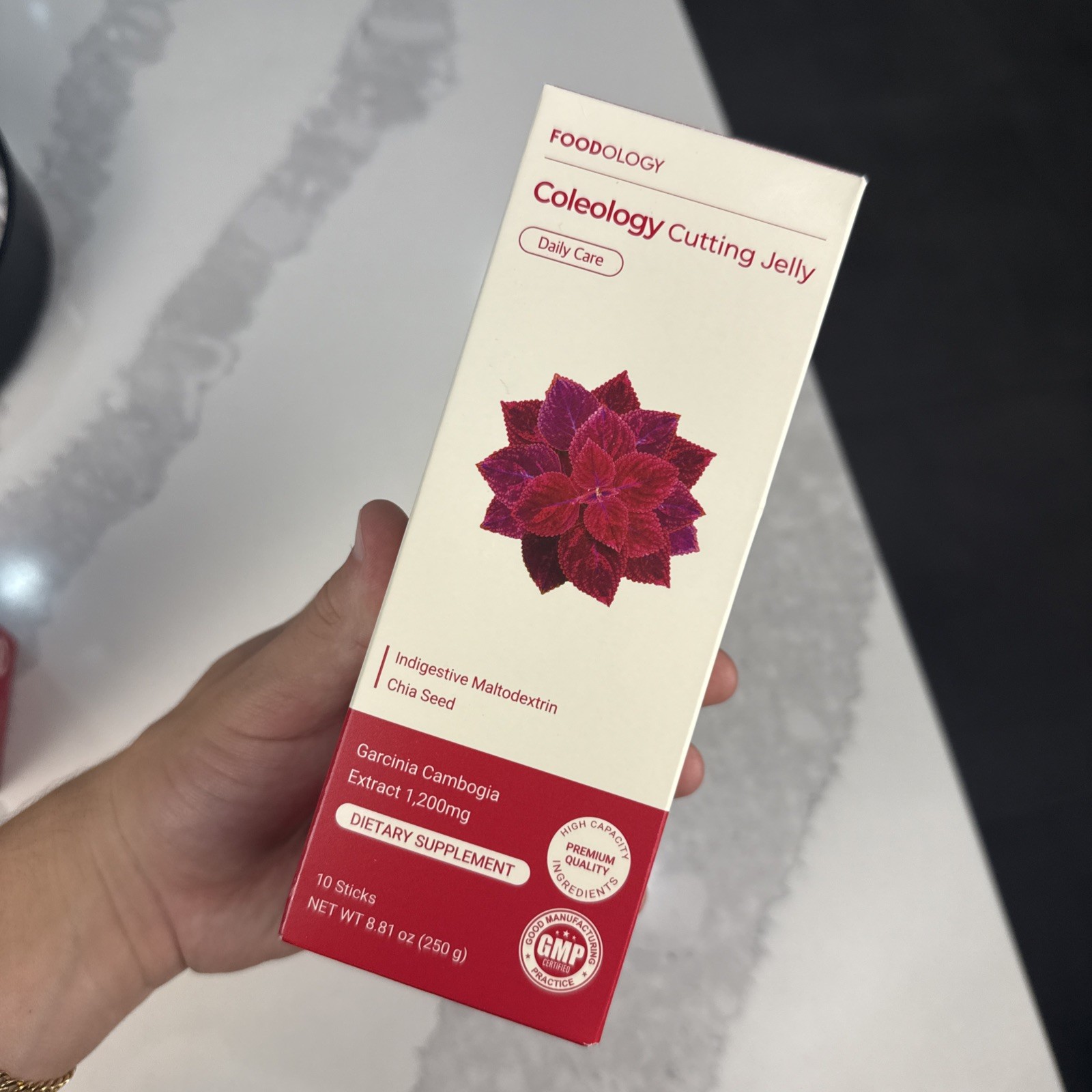 Foodology Coleology Cutting Jelly 10 Sticks 250g Pomegranate