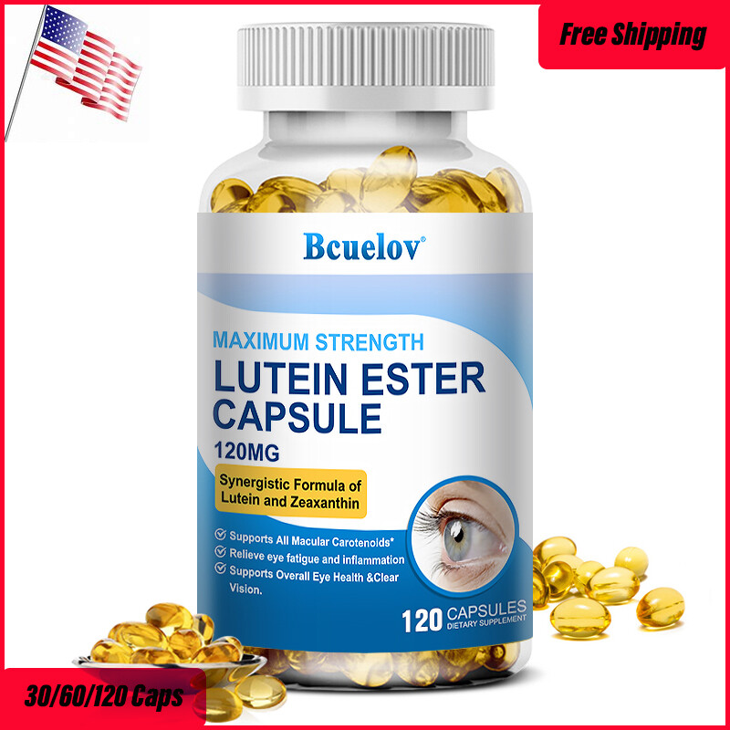 30/60/120Caps Lutein Ester Capsules for Eye’s Health Vision Care Visual Health