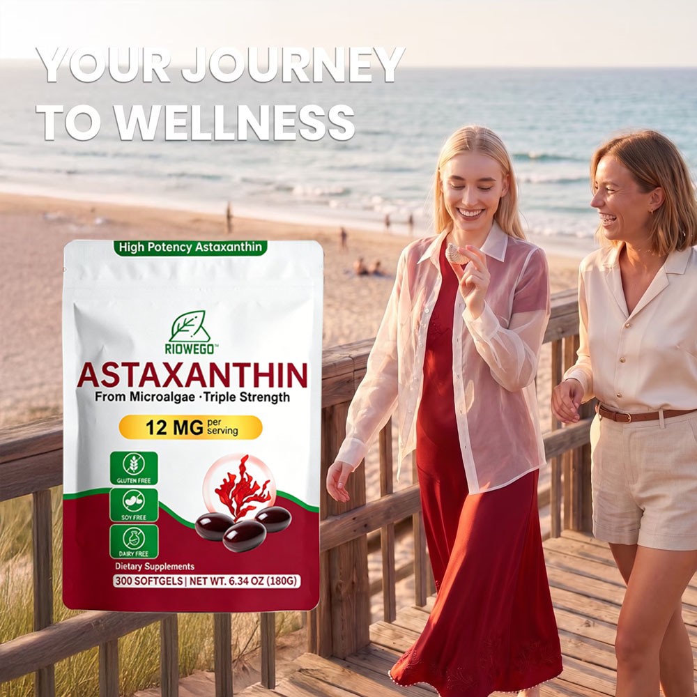 Astaxanthin 12mg Softgels | Premium Astaxanthin Antioxidant Supplements