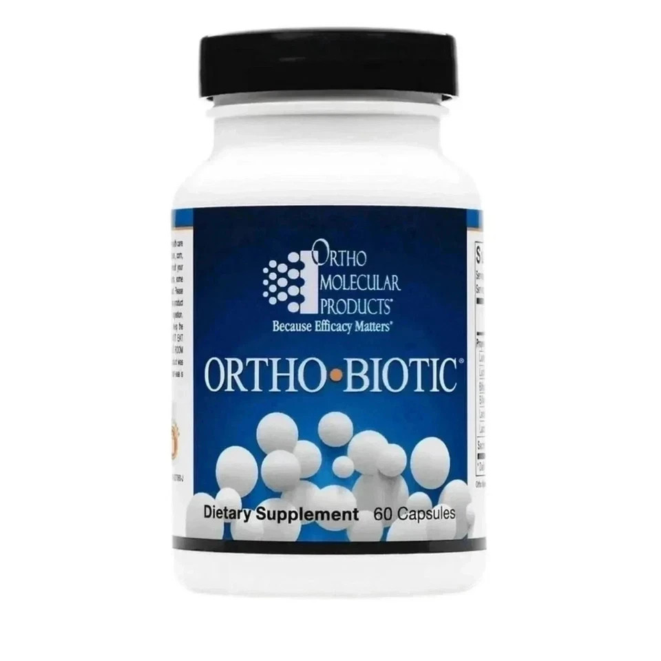 pack of 2 ORTHO BIOTIC 60 CAPSULES Digestive & Gut Health Support