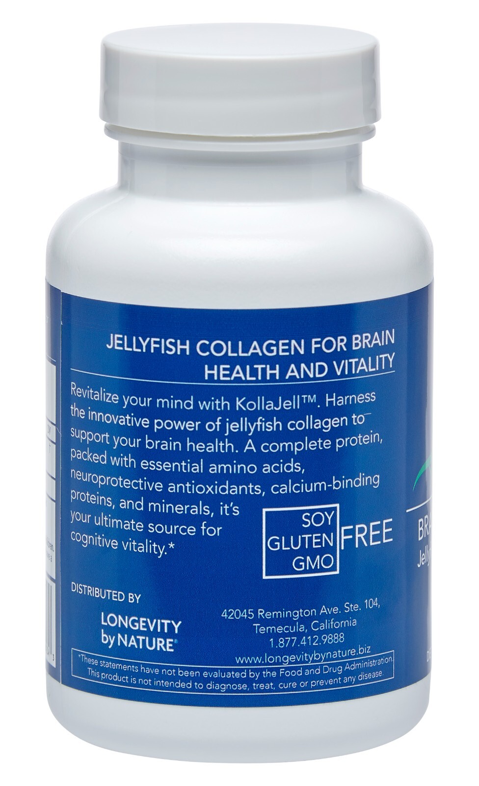 Jellyfish Collagen Rich in Calcium Binding Protein. Brain & Memory Support