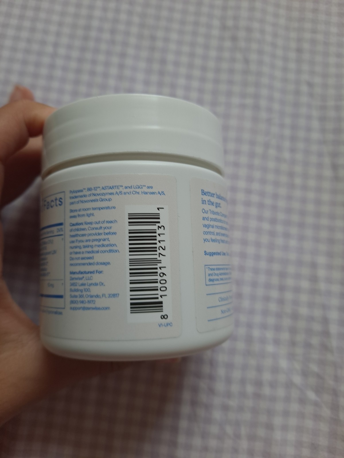 Zenwise Health Womens Triobiotic Complex Supplement for Digestive, Gut Flora