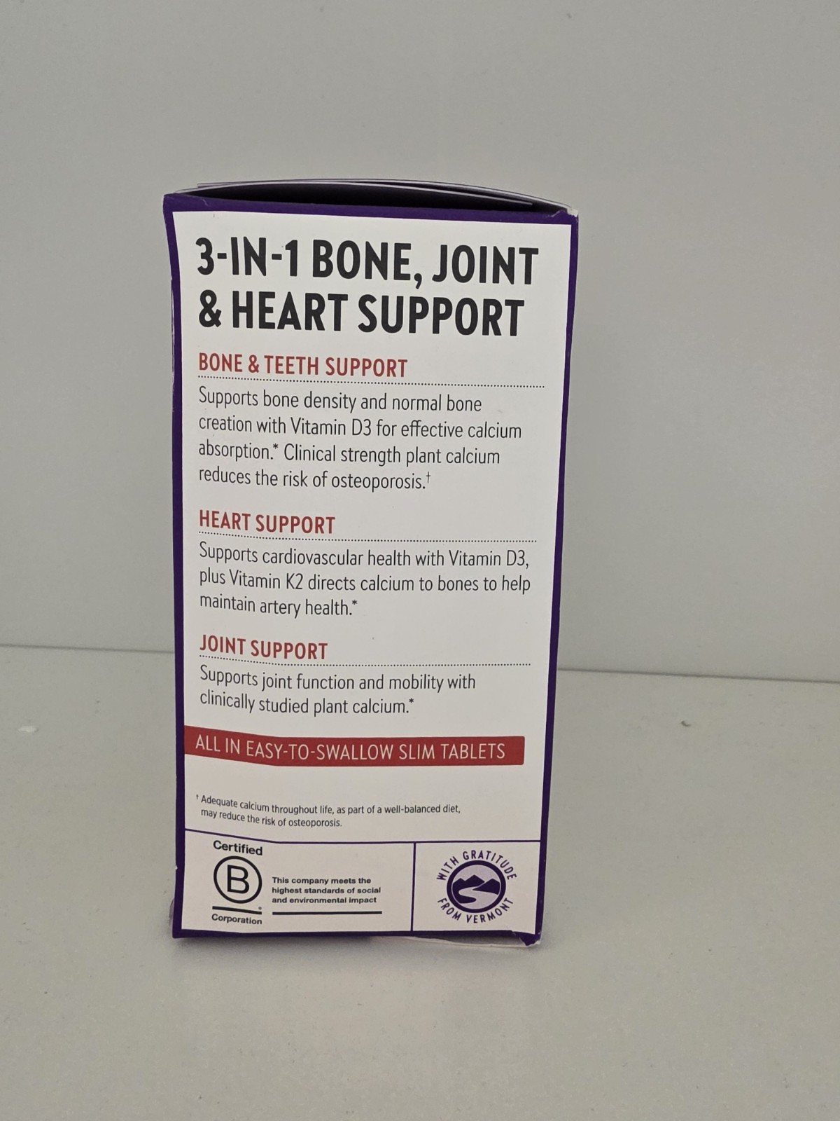 New Chapter Bone Strength Take Care – 180ct Slim Tablets – EXP 04/26- NEW