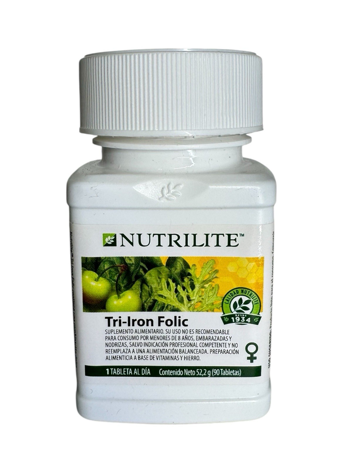 Tri-Iron Folic -90 Tablets, Iron Folic Acid Amway Fast Absorption