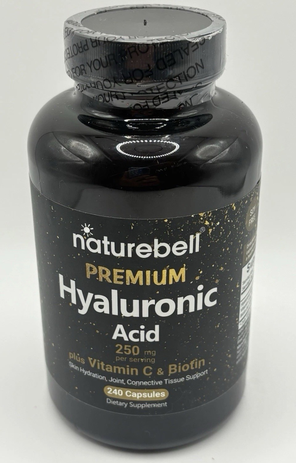 NatureBell Hyaluronic Acid Supplements 250mg | 240 Capsules Exp 11/2026