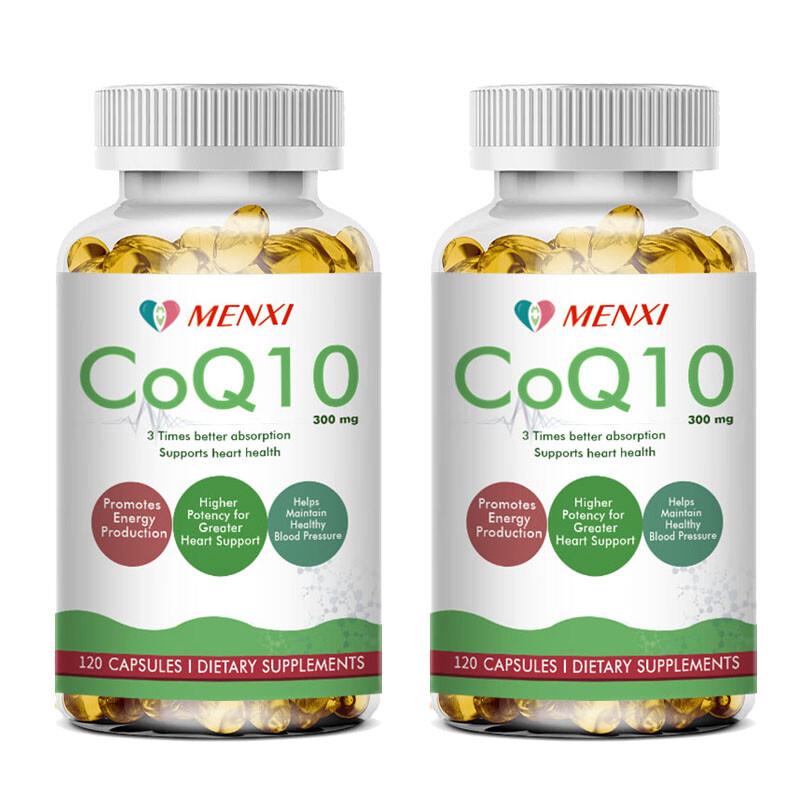 CoQ 10 Coenzyme Q10 Vegan 300mg 120/240/480 Capsules Cardiovascular Heart Health