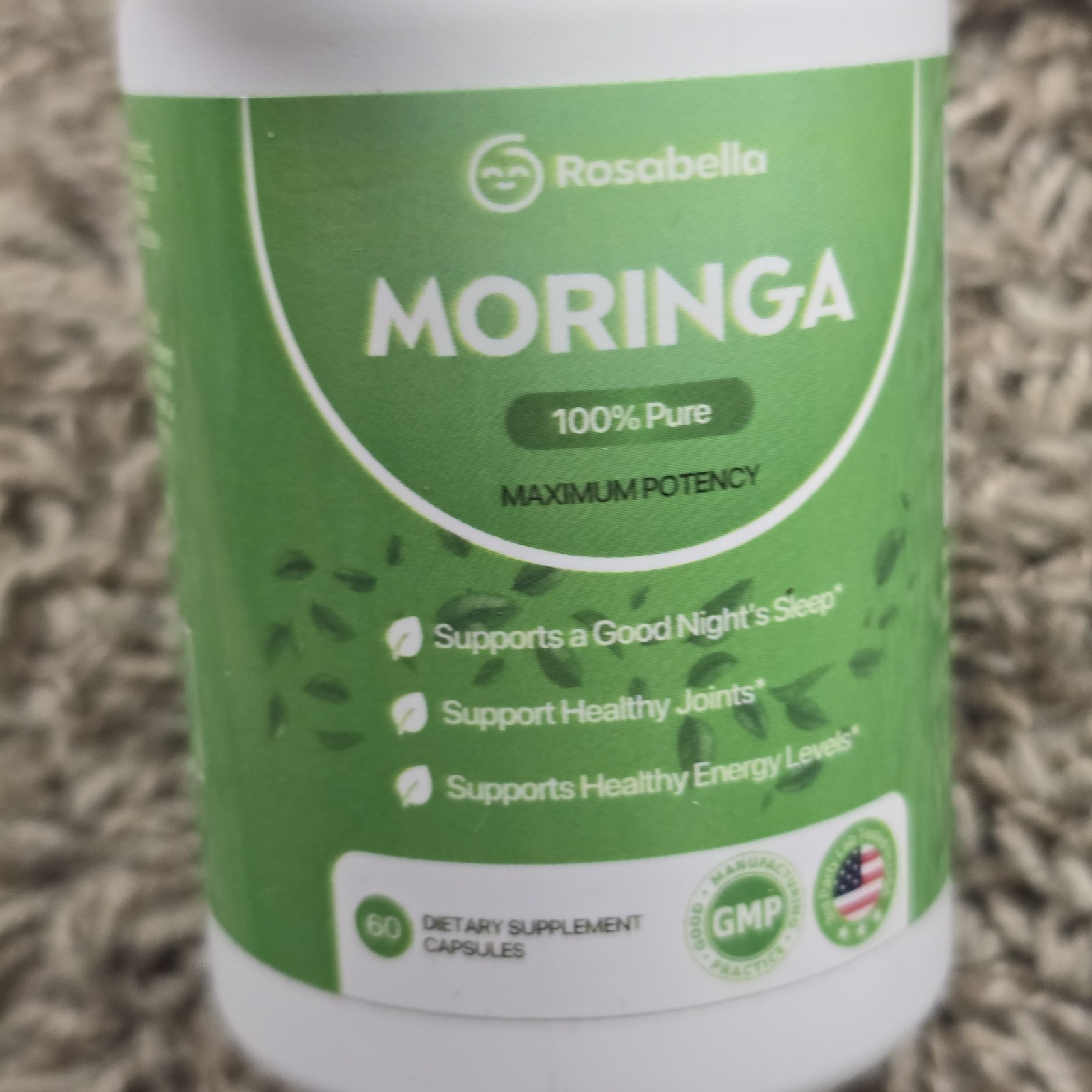 Rosabella Moringa 100% Pure, PEAK Potency, 60 Softgels Lot Of 5 Exp 12/2027
