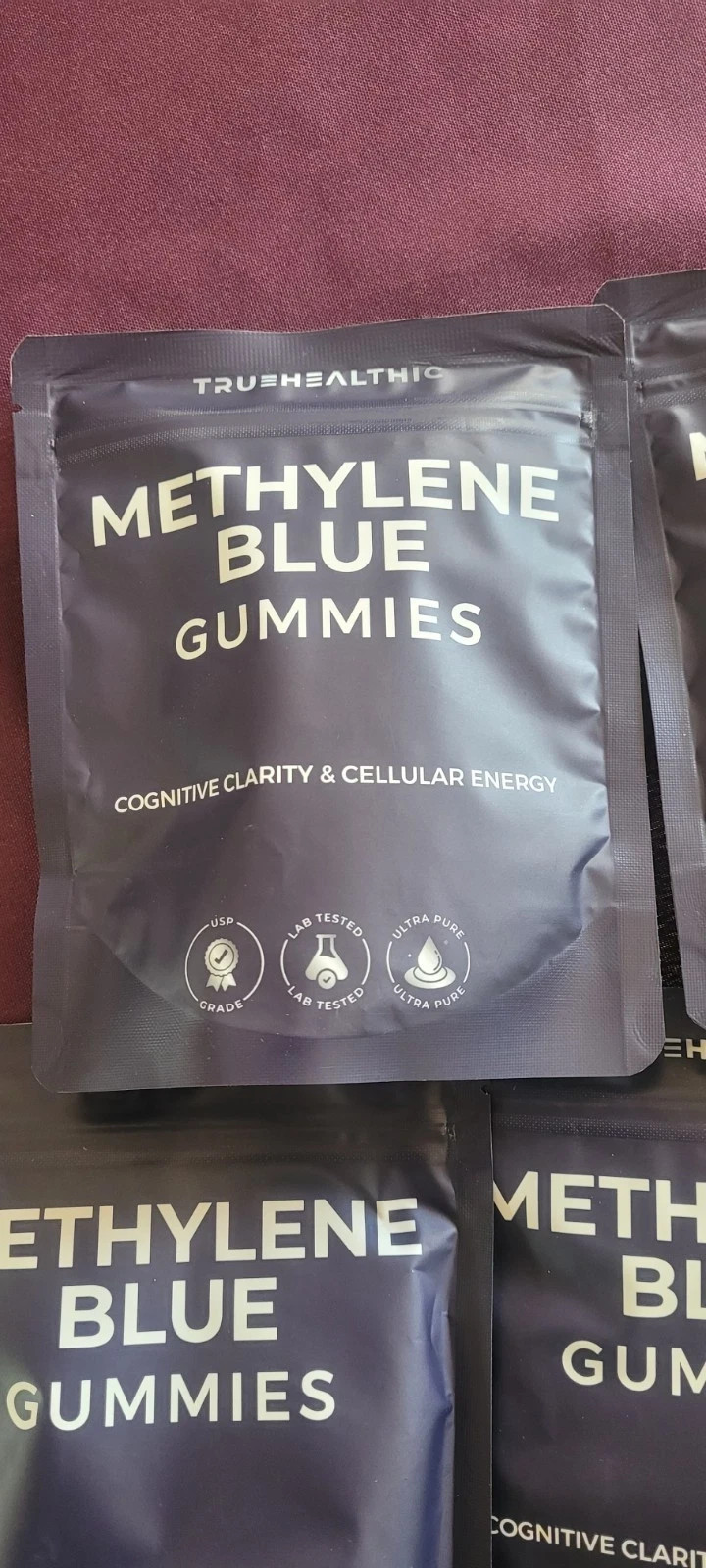 Truehealthic Blue Focus Gummies – Sugar Free Vegan Memory Supplement