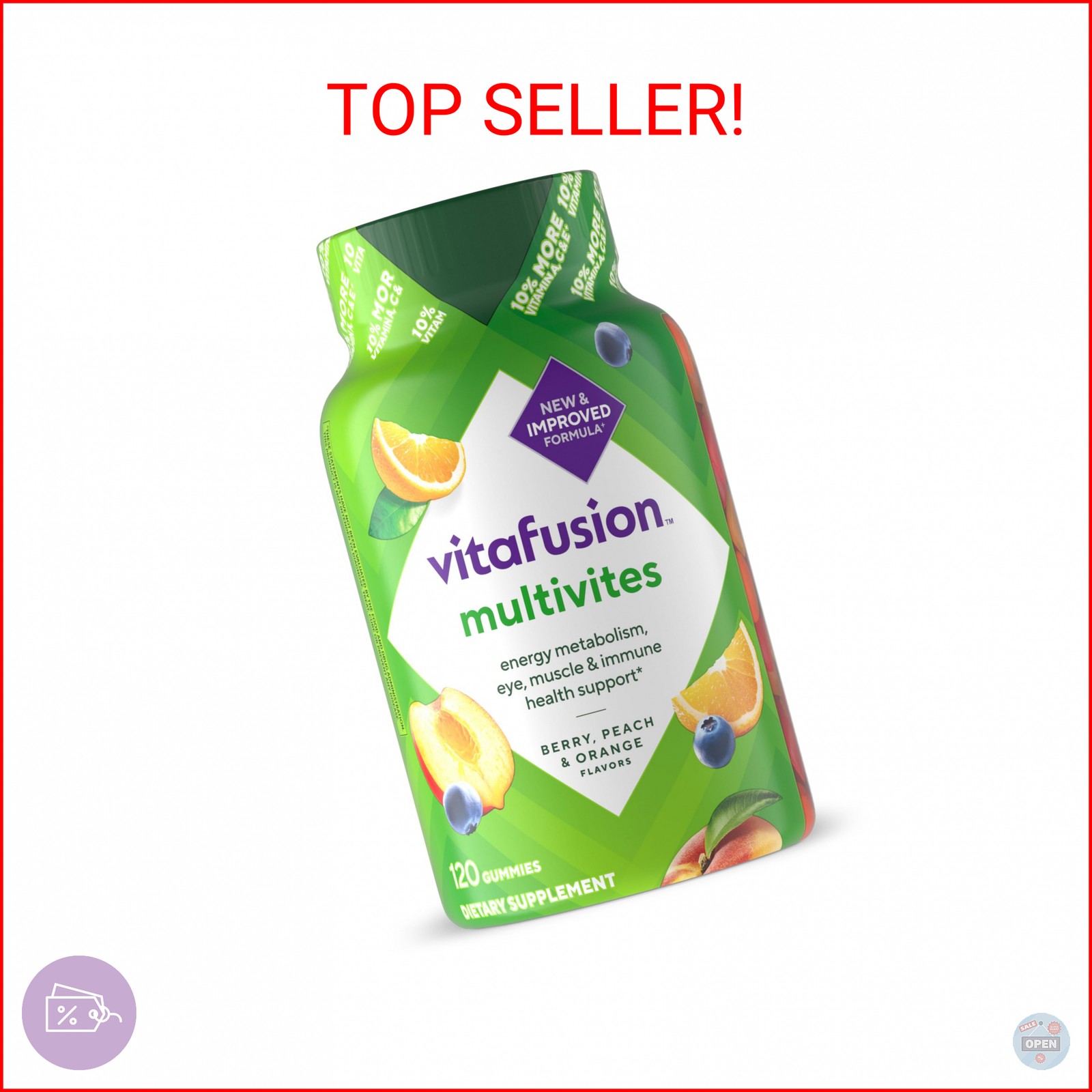 Vitafusion Multivitamin Gummies | 120 Adult Gummy Vitamins | for Men & Women | A