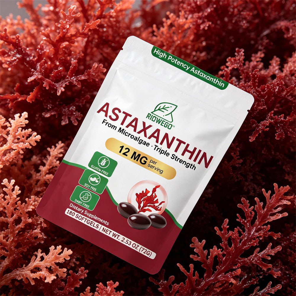 Astaxanthin 12mg Softgels | Premium Astaxanthin Antioxidant Supplements