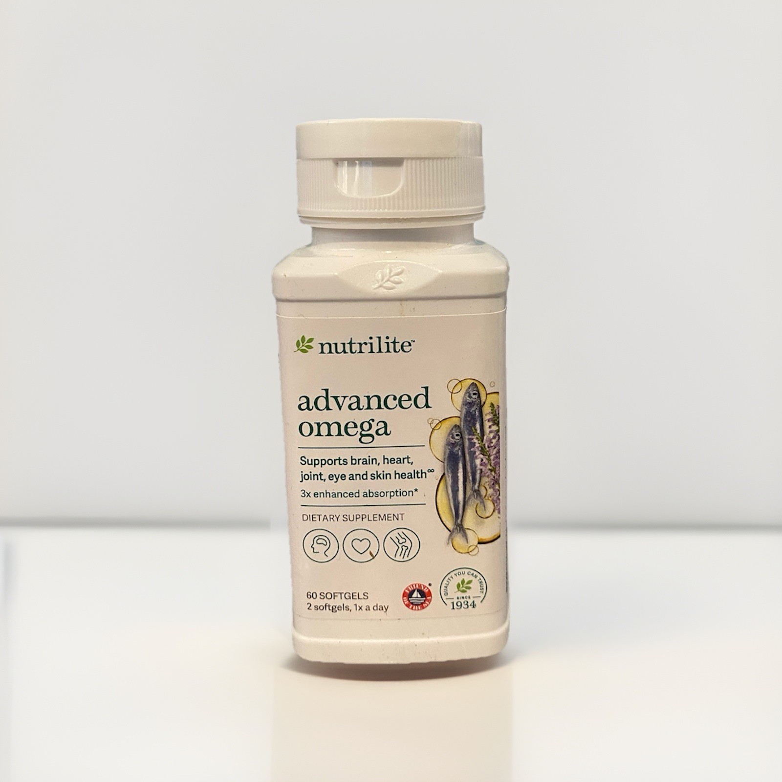 Amway Nutrilite Advanced Omega Softgels 60 Tablets