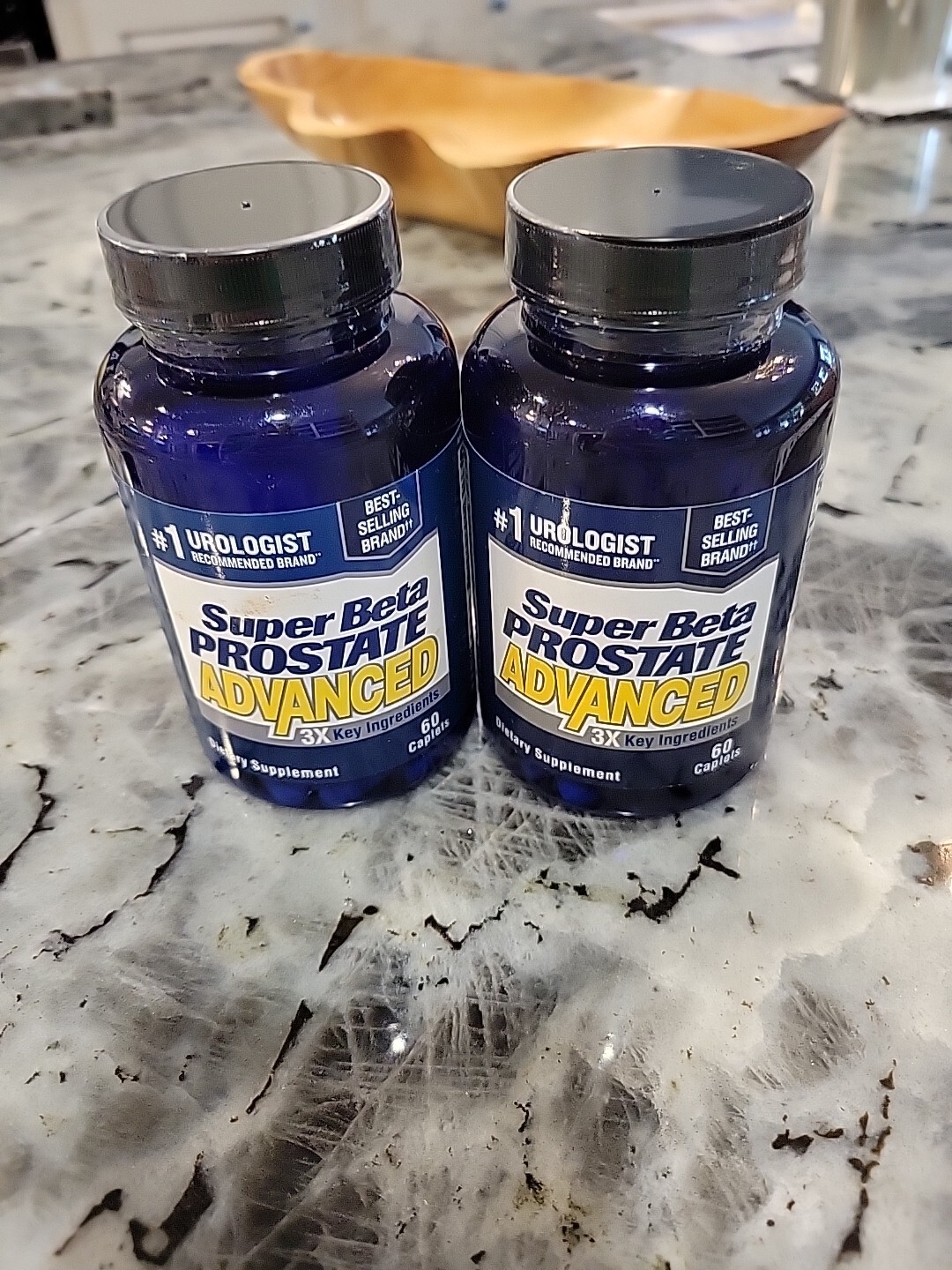 (2X) – 60ct Super Beta Prostate ADVANCED Exp 01/2026 120 caplets total SEALED