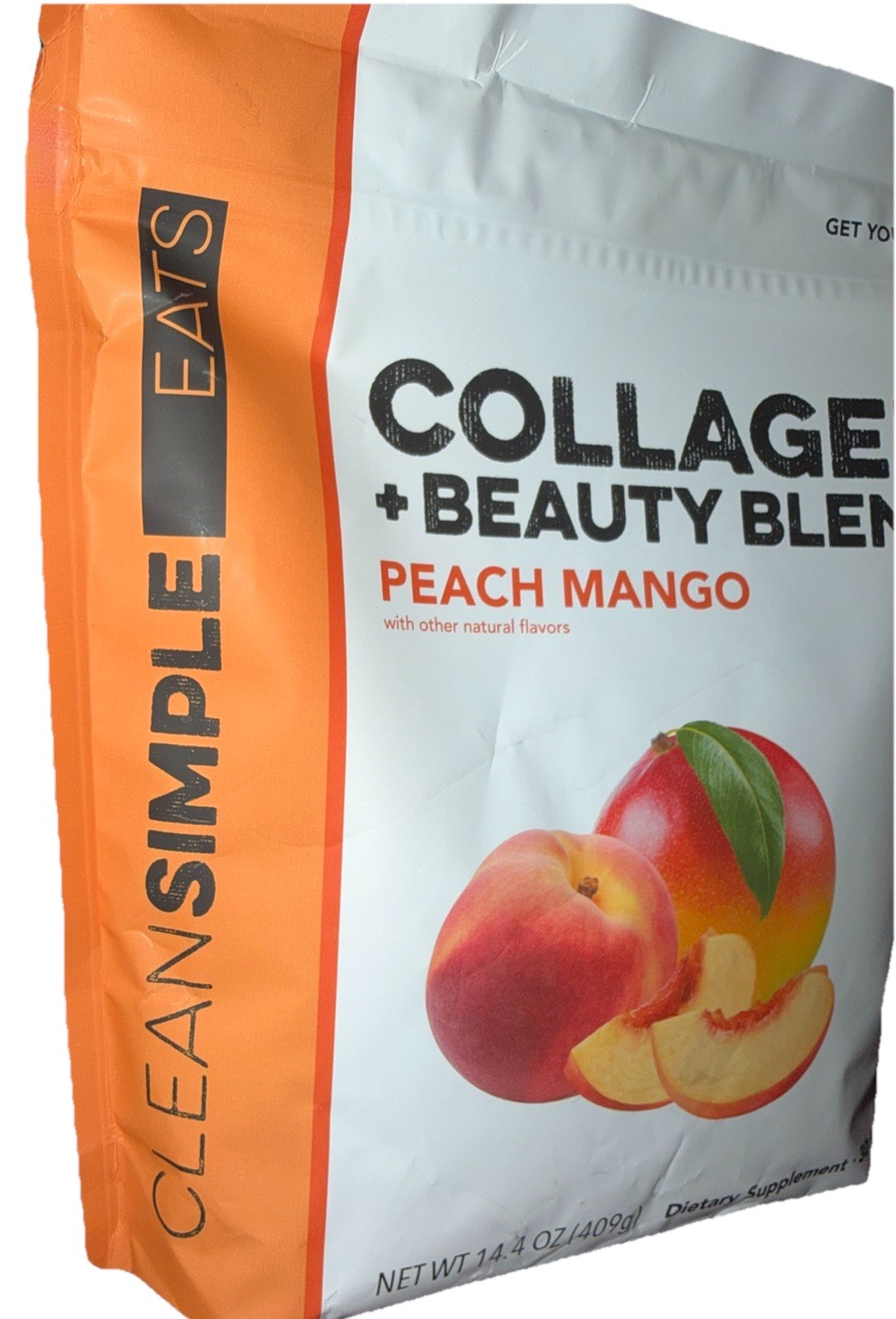 Clean Simple Eats Collagen + Beauty Blend, Peach Mango, 30 Servings Joint Health