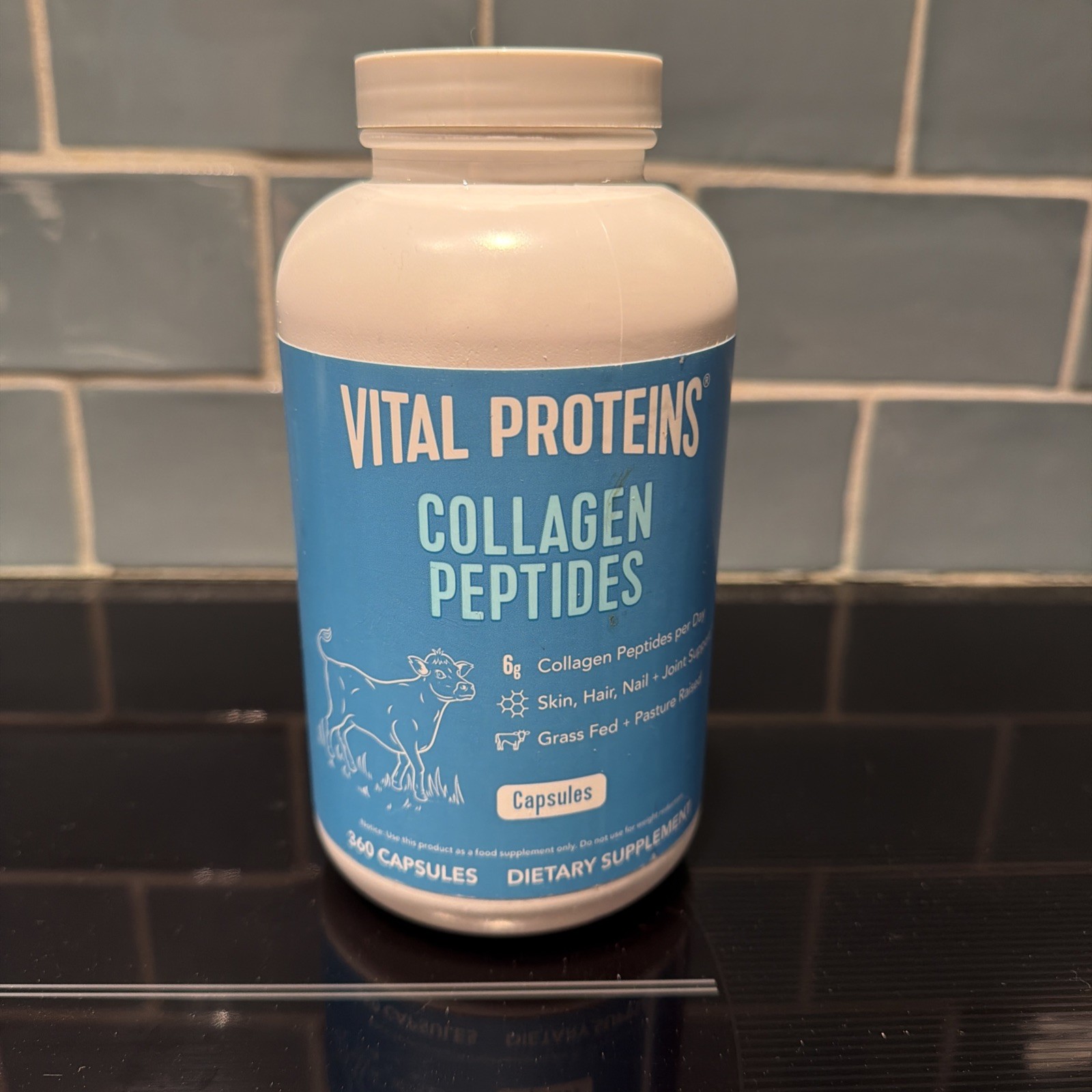 Vital Proteins Collagen Peptides Supplement, 360 Capsules, Exp 04/2028