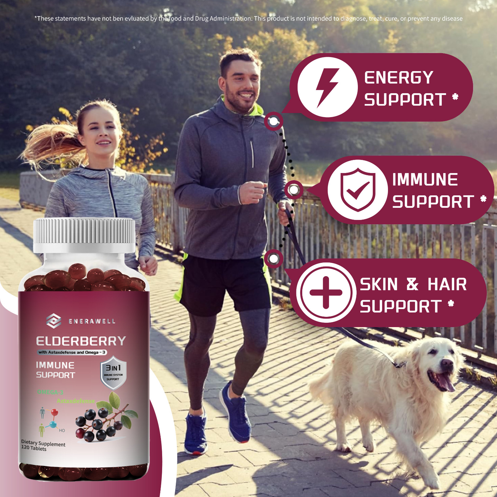 Black Elderberry 30,000mcg | 120 Pills Immune Support & Antioxidants 02/07/2027