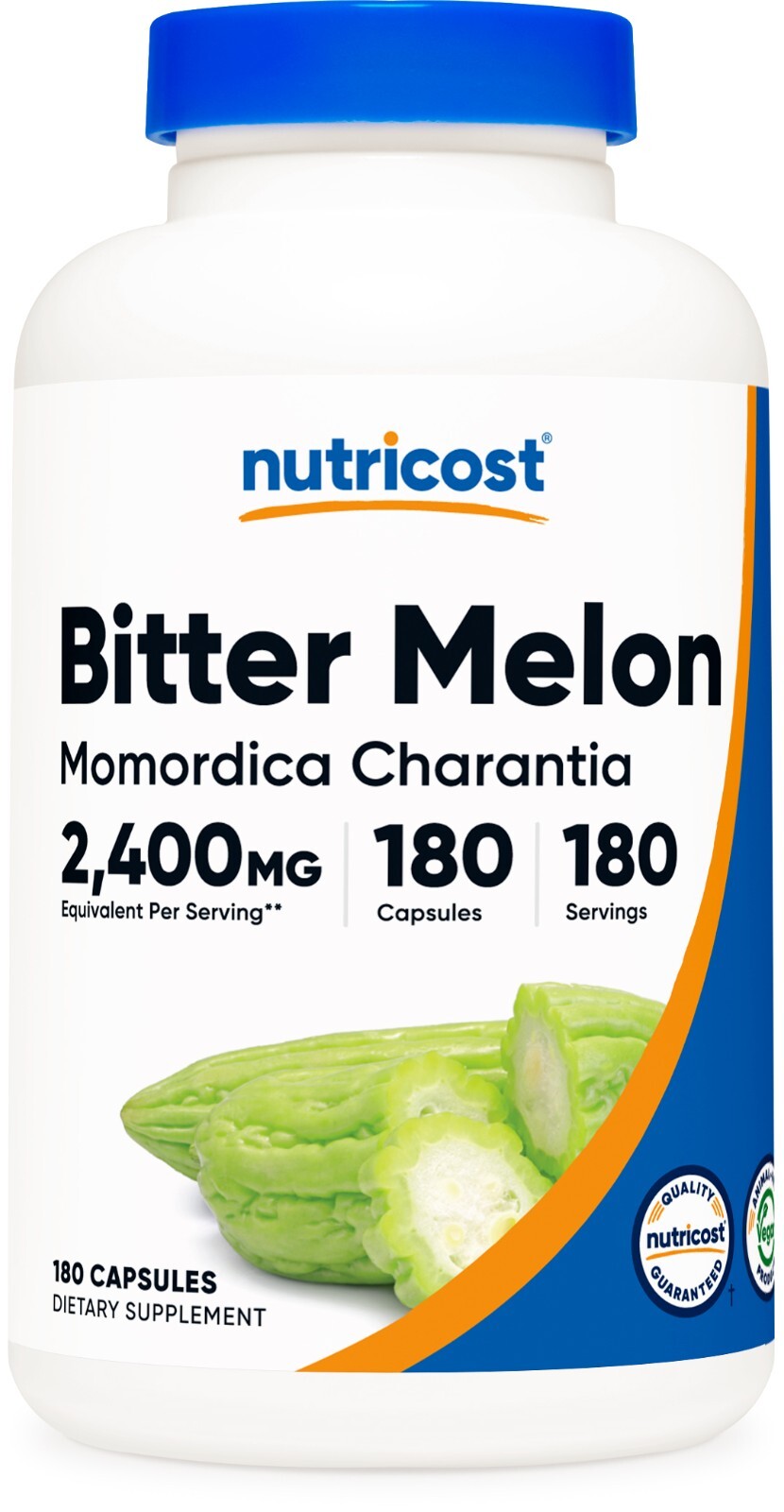 Nutricost Bitter Melon 600mg, 180 Capsules – Gluten Free, Non-GMO