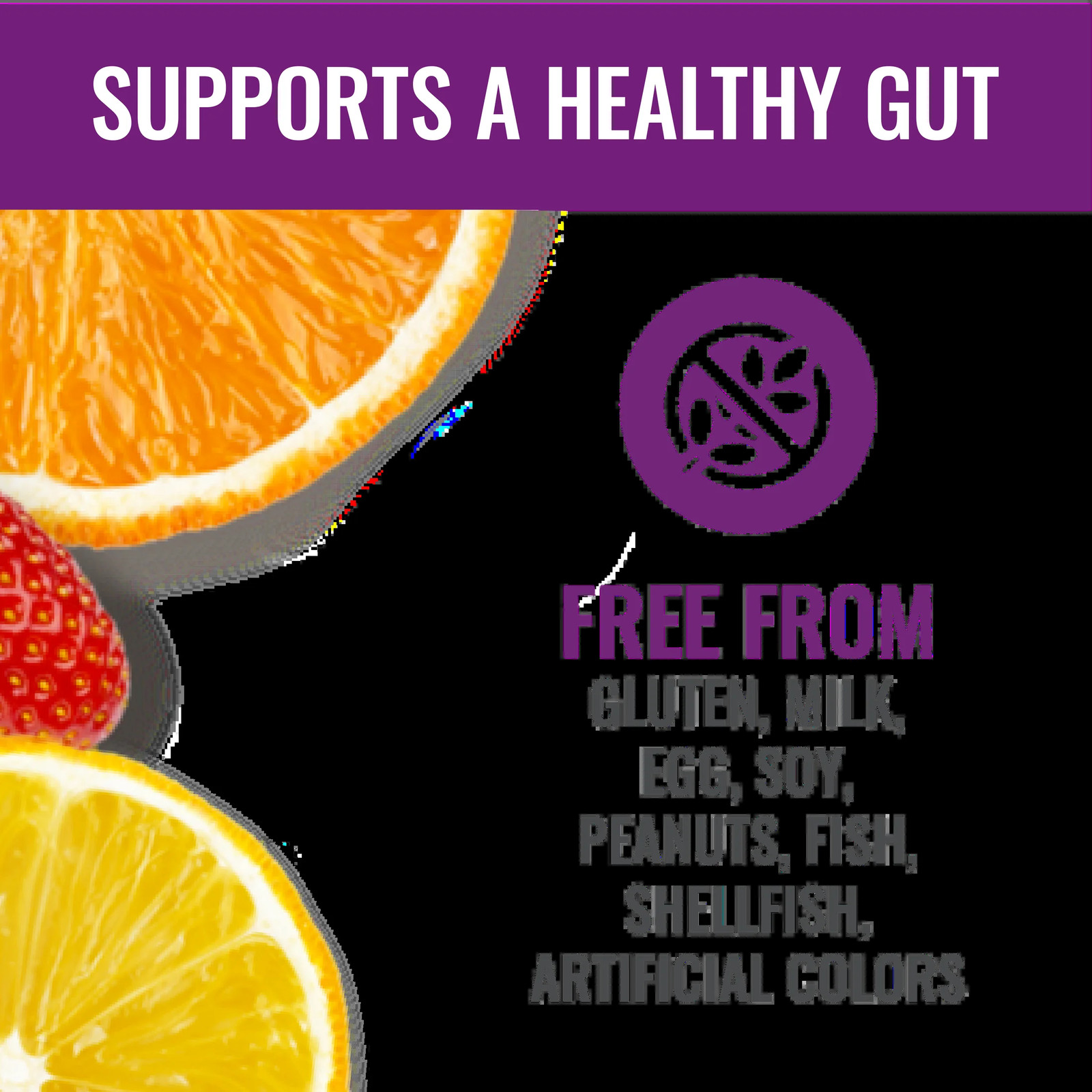 Fiber Advance Plant Based Prebiotic Fiber Supplement Gummies, Natural Fruit, 90