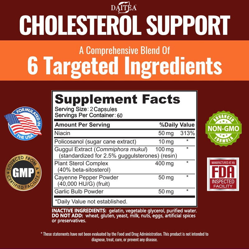 Cholesterol Support Cholesterol health support, antioxidant gel 120 Caps