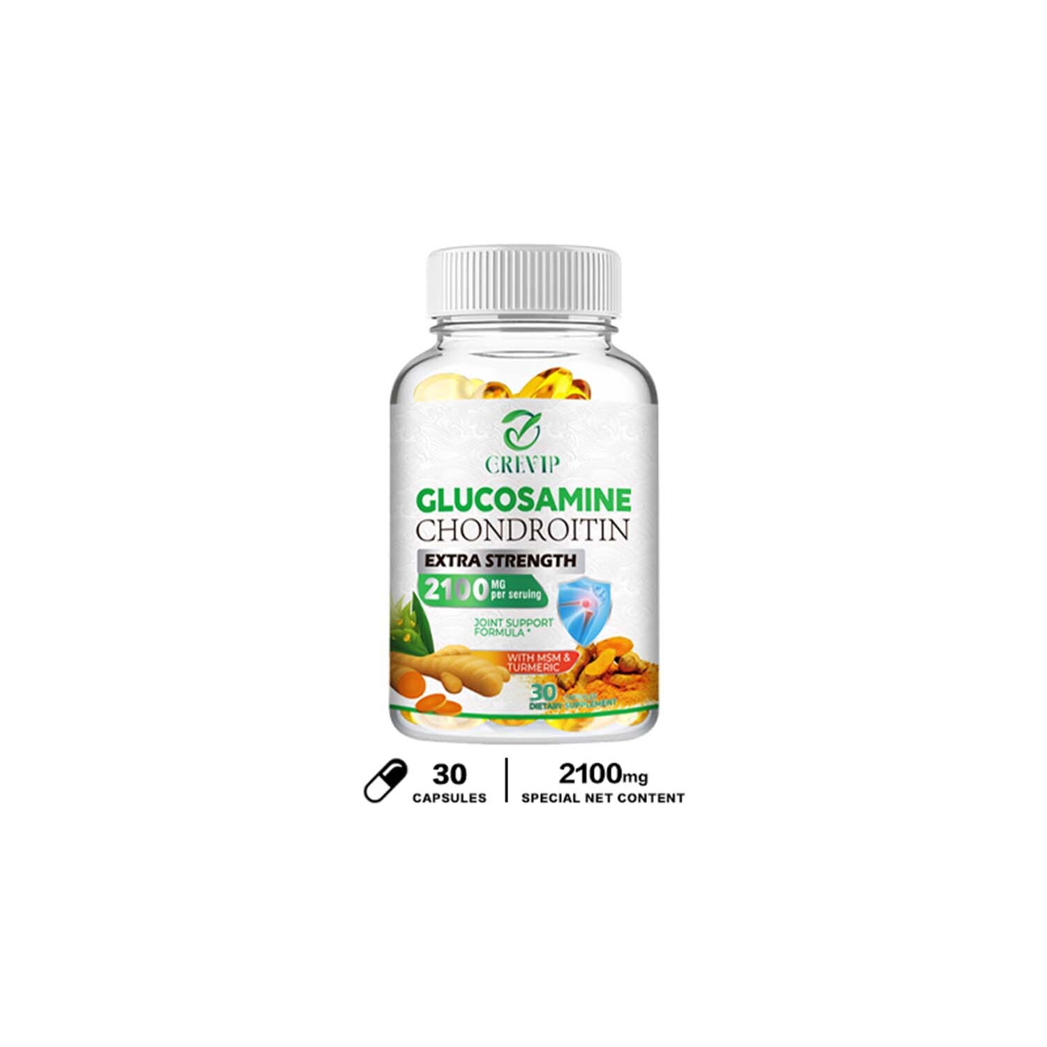 Glucosamine Chondroitin – Turmeric, MSM, Joint Support, Anti-Inflammatory