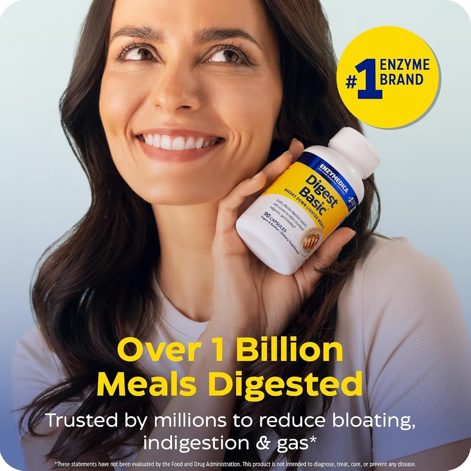 Enzymedica Digest Basic – Digestive Support Supplement – 90 Capsules – Lot of 2