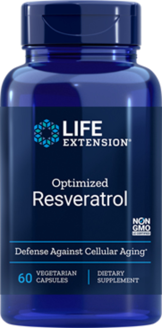 24 PACK Life Extension Optimized Resveratrol Elite 60 veg caps TAKE OFF $180