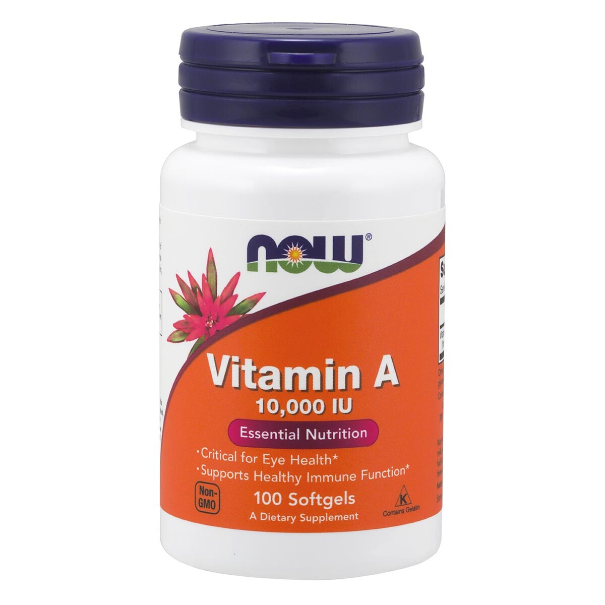 NOW FOODS Vitamin A 10,000 IU – 100 Softgels