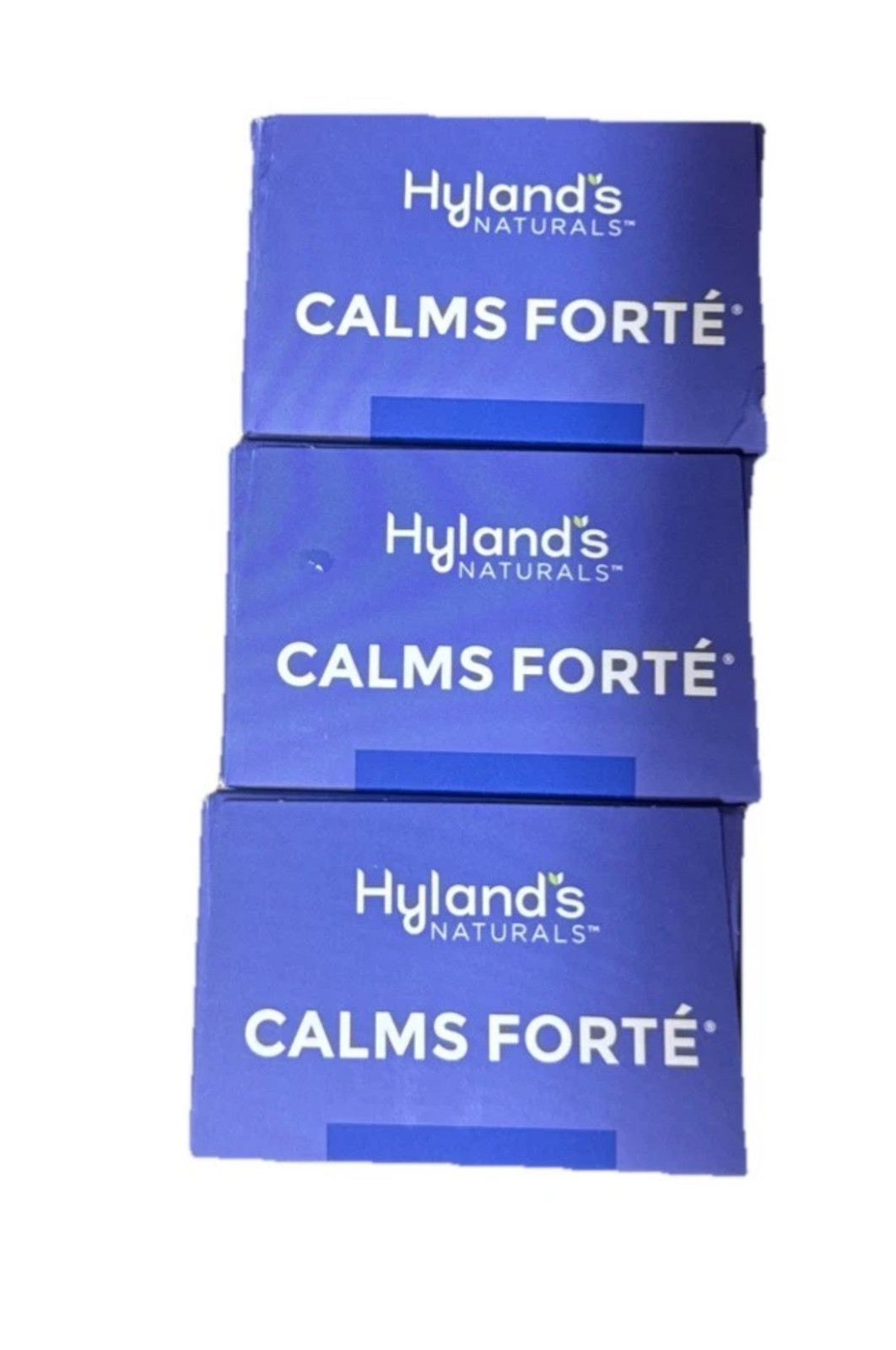 3 PACK Hyland’s Calms Forte Sleep & Stress Support 100 Tablets each Exp 11/2026