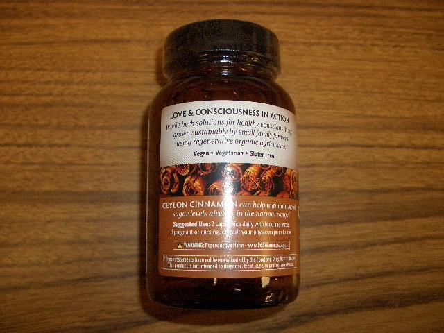 ORGANIC INDIA Ceylon Cinnamon Herbal Supplement-90 Vegetarian Caps Exp 7/5/2028