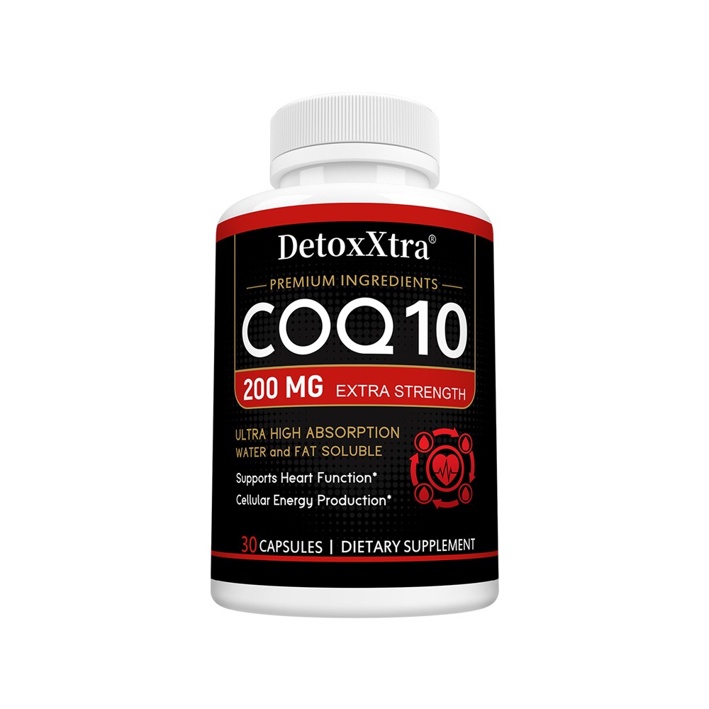 Coq10 200mg With Vitamin E Heart Energy Support,Sugar Free,30/60/120 Capsules