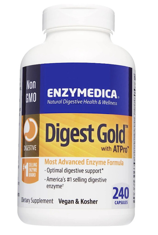 Enzymedica Digest Digestive Gold Support Supplement – 240 Capsules Free Shipping