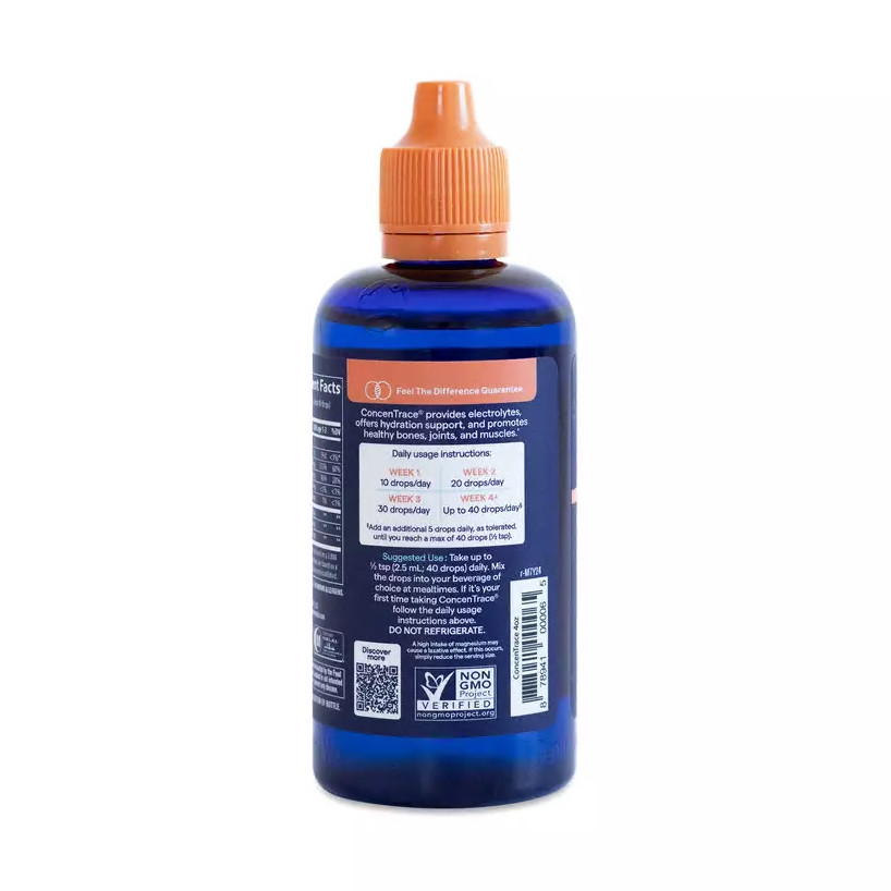 Trace Mineral ConcenTrace Mineral Drops Healthy Cells Energy 4 oz Exp 2027+