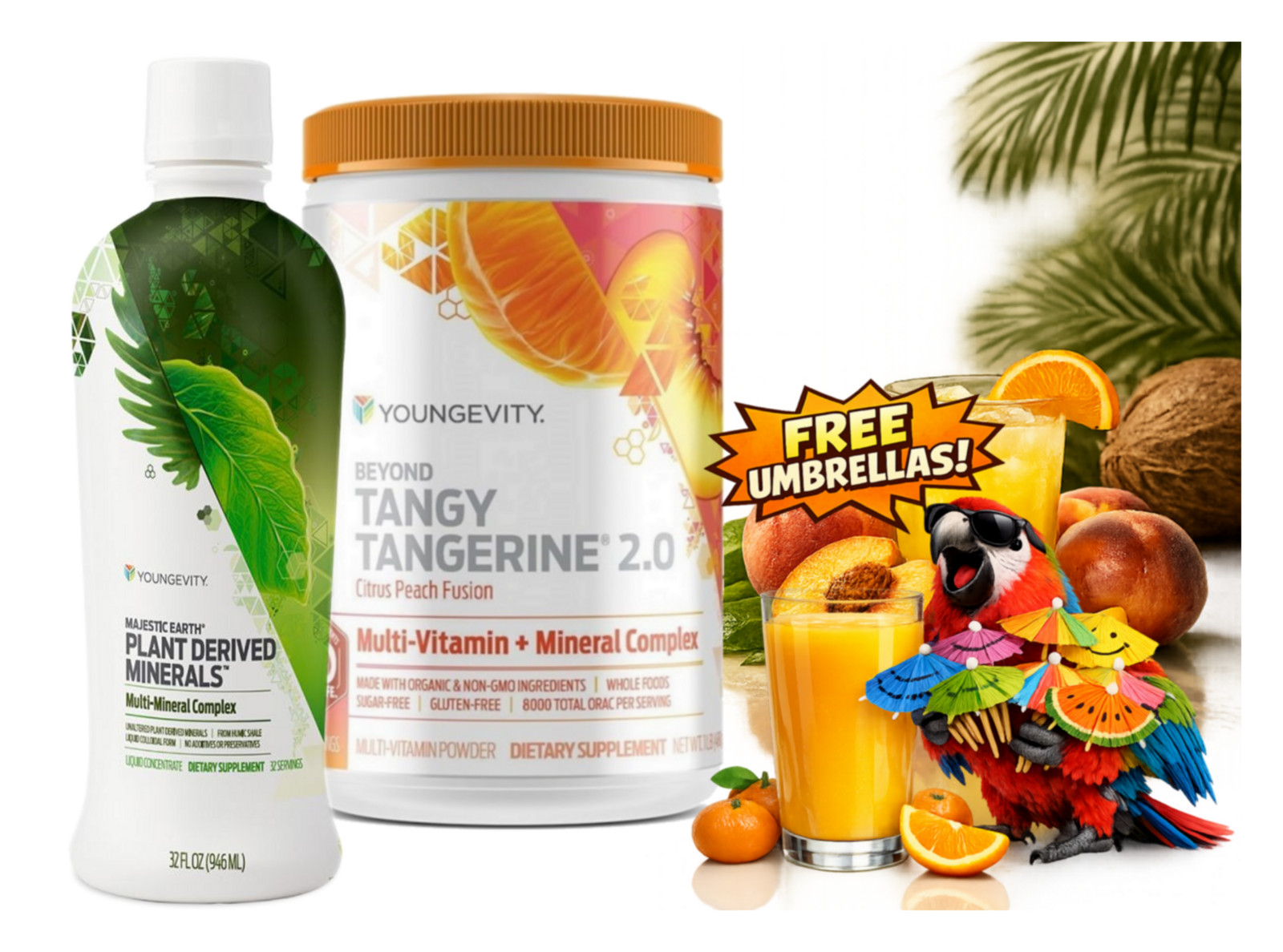BEYOND TANGY TANGERINE 2.0 PEACH AND PLANT D. MINERALS | DEAL | FASTEST SHIPPING