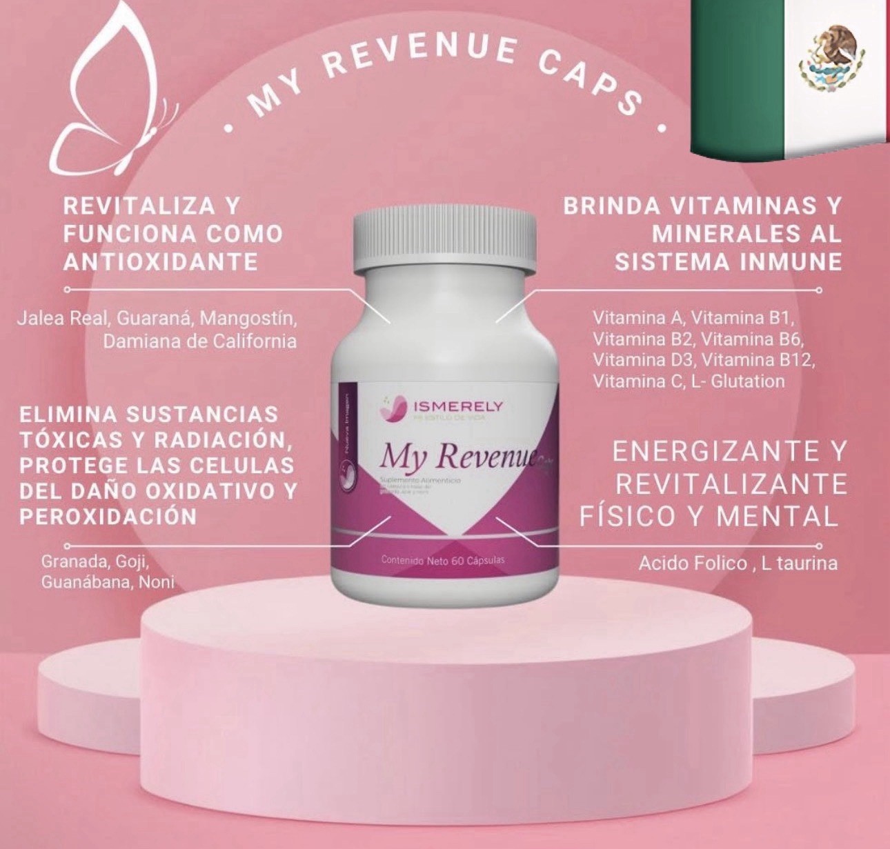 Ismerely My Revenue Caps – 60 Capsules sistema inmune fuerte