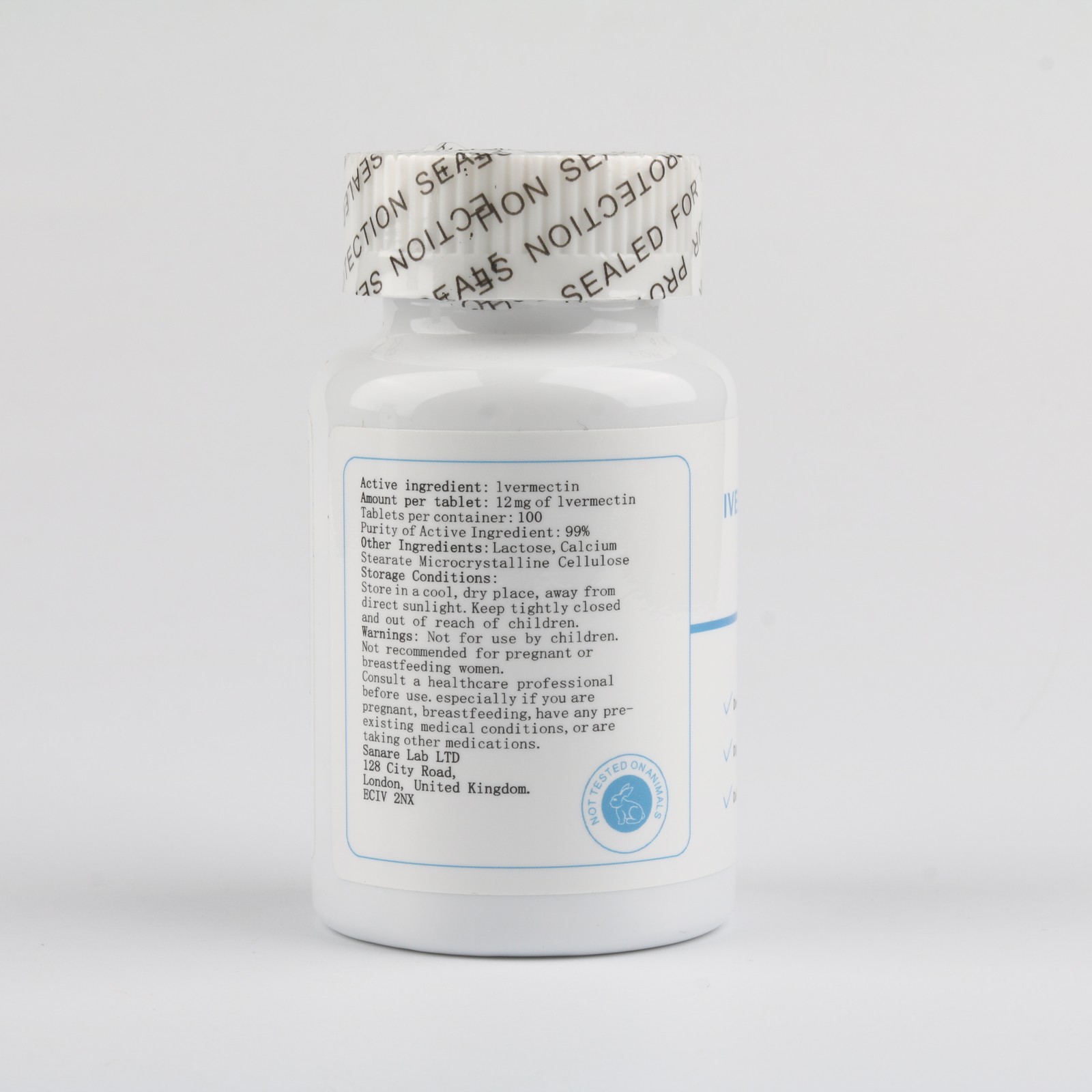 I’vermaze Tablets for Person 12mg 100Tablets 99% Purity Digest Supplement 2x US