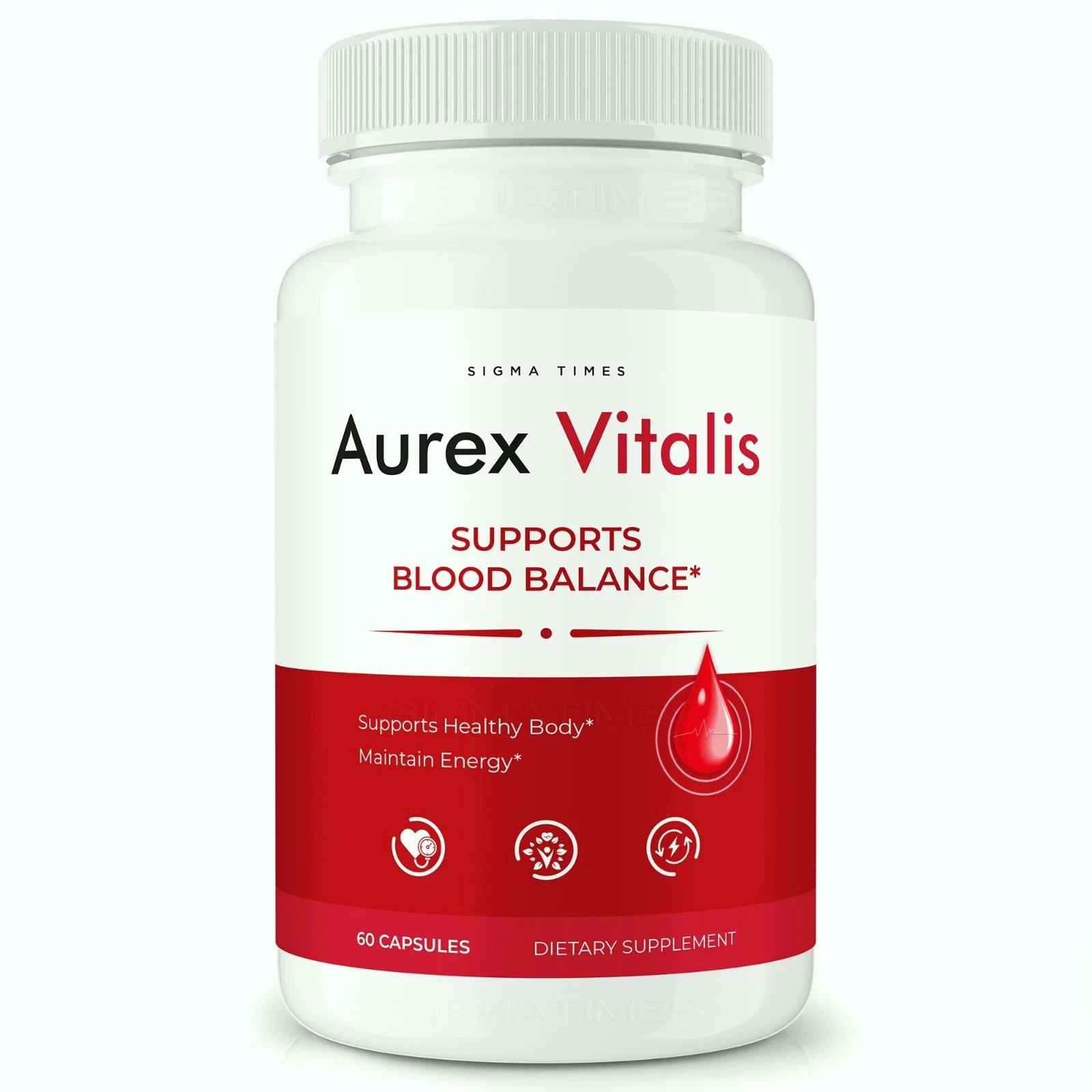 Aurex Vitalis Capsules, Premium Blood Support Supplement & Daily Balance 60ct