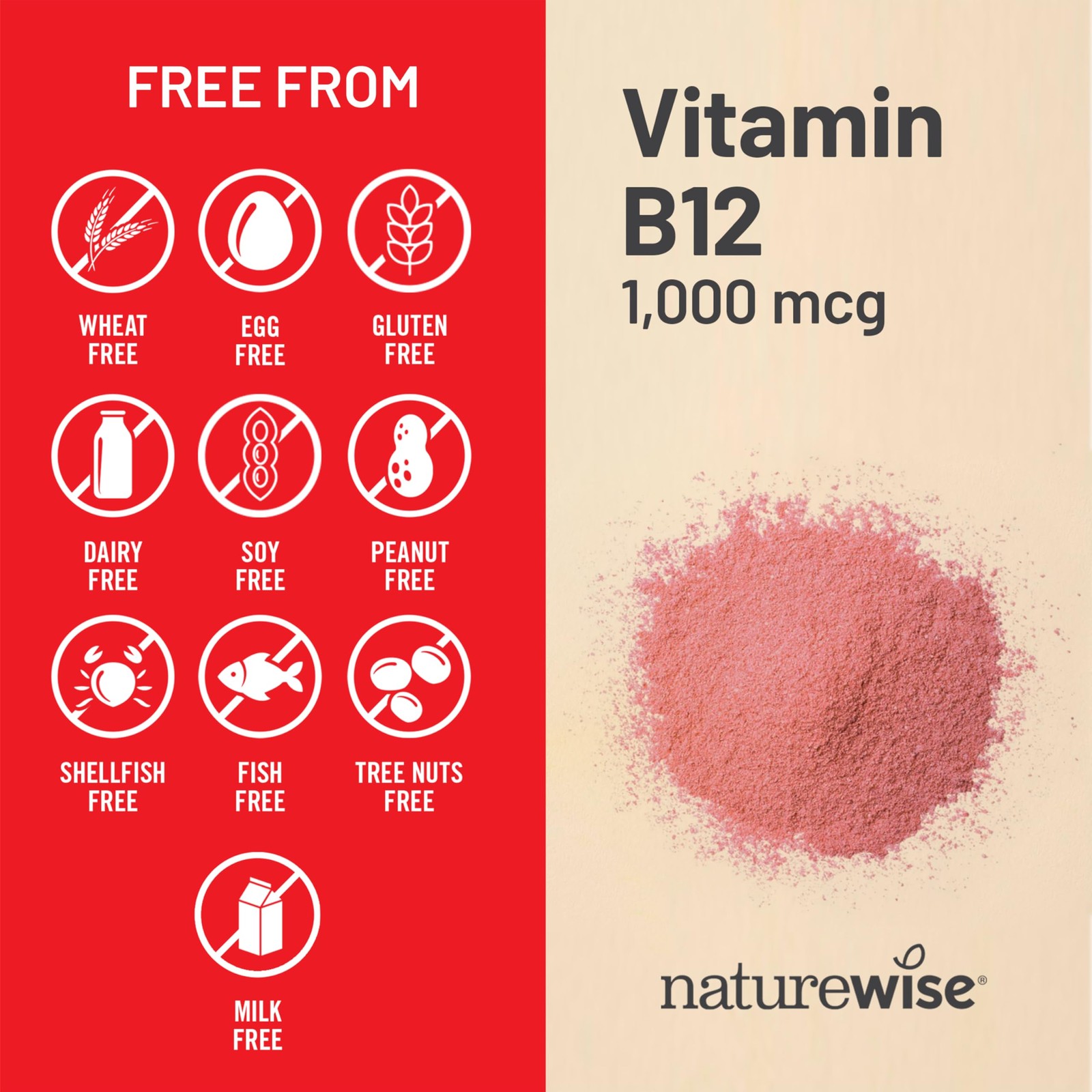 Vitamin B12 1000 mcg Dietary Supplement for Supporting Energy Metabolism, Me…
